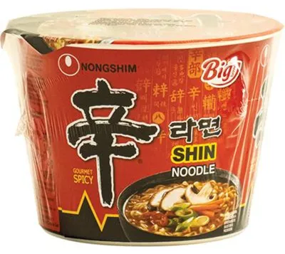 Zdjęcie produktu dla Zupka ramen instant Shin Ramyun, miska 114g - Nong Shim