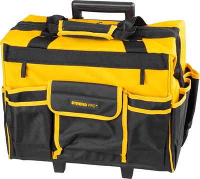 Image de Sac Strend Pro, textile, valise, avec roulettes, avec poignee telescopique, pour outils, max. 20 kg, 44x24x42 cm