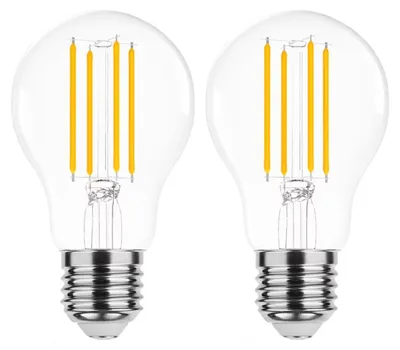 Produktbild von Modee E27 LED Filamentlampe A60 8W 1055lm 2700K Warmweiß 2 Stück