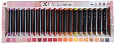 Produktbild von DécoTime Doppel-Glitzerstifte 20 Stück Set