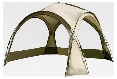 Produktbild von Pavillon Zelt, 3,5m x 3,5m mit Seitenwänden, Schutz vor Sonne und Regen für Camping, Festivals, Garten, Veranstaltungen oder Überdachung, Partyzelt