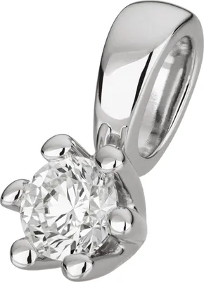 Zdjęcie produktu dla Złoty wisiorek Orolino 585 z diamentem o szlifie brylantowym 0.15ct.