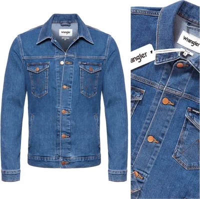 Produktbild von WRANGLER Herren, Jeansjacke REGULAR JACKET, S, Blau, jeansmantel, , jeansjacken