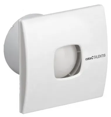 Produktbild von Cata SILENTIS 15 T Badlüfter axial mit Zeitschaltuhr, 25W, Rohrleitung 150mm, weiß