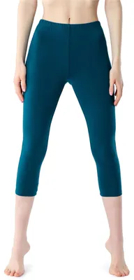 Produktbild von Bellivalini Damen Leggings 3/4 aus Viskose BLV50-204 (Smaragdgrün, M)