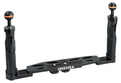 Produktbild von DIVEVOLK Doppelgriff für Seatouch 4 Max Unterwassergehäuse