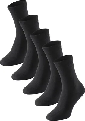 Produktbild von Schiesser Damen-Socken 5 Paar schwarz 39 - 42