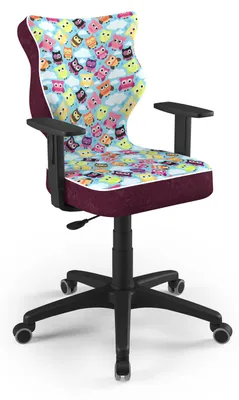Produktbild von Kinder-Wachstumsstuhl Ergonomischer Schreibtischstuhl Für Körpergrösse 146-176 Cm, Duo Schwarz Storia 32