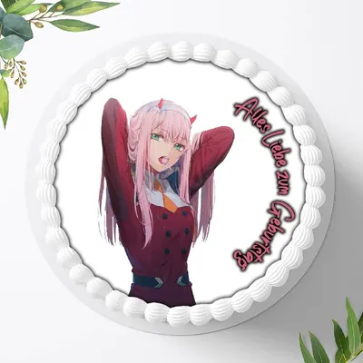 Produktbild von Für die Geburtstags Torte ein Tortenaufleger, Zuckerbild mit dem Motiv: Anime Manga, Essbares Foto für Torten, Fondant, Ø 20cm, 0854w