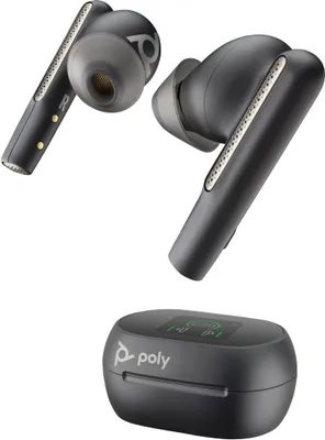 Produktbild von Poly Voyager Free 60+ UC Earbuds (schwarz, +BT700 USBC Adapter +Touchscreen-Ladeetui)