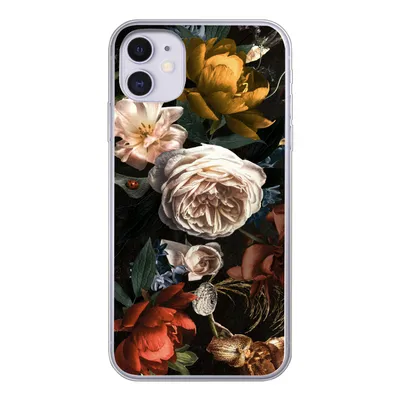 Produktbild von MuchoWow® Handyhülle Schutzhülle Hülle für iPhone 11 Blumen - Natur - Muster Silikon Softcase Handy Hülle - Handytasche