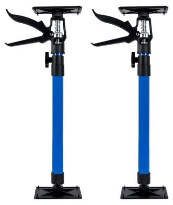 Produktbild von 2 Stück Deckenstützen, Baustützen 50 bis 115 cm, Teleskopstützen, Einhandstützen, Höhenverstellbar, Sicheres Abstützen bei Decken- und Dachschrägenmontage, Belastbarkeit bis 40 kg