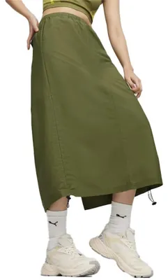 Produktbild von PUMA DARE TO MIDI WOVEN SKIRT Grün