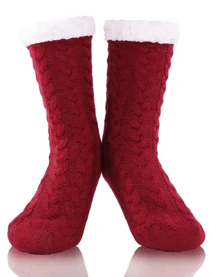 Immagine prodotto di Omgoods - Calzini da donna antiscivolo, calzini da casa caldi e morbidi