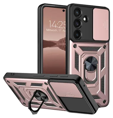 Produktbild von Armor Handyhülle für Samsung Galaxy S26 FE Kameraschutz Handy Panzer Case Cover Schutzhülle Outdoor Farbe: Rosegold