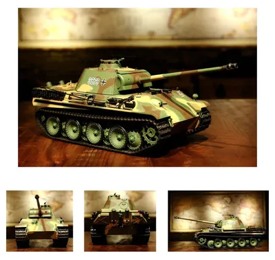 Produktbild von Heng Long RC Panzer Panther G 1:16 Rauch, Sound, Kettenantrieb, Abschussfunktion