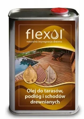 Obrázek produktu pro Terasový olej na dřevěné podlahy 1 litr Flexol