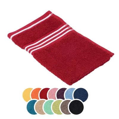 Produktbild von liebling Gästetuch Baumwolle, Serie Santos, 500 gr. / m², 30 x 50 cm, , 60 Grad, saugstark, schnelltrocknend, Farbe: rot