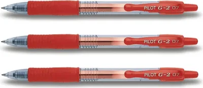 Produktbild von Pilot G2-07 Gelschreiber rot - 3er-Set