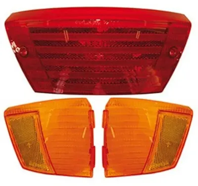 Produktbild von Vparts 219516 Ersatzlinse Rot Rot One Size