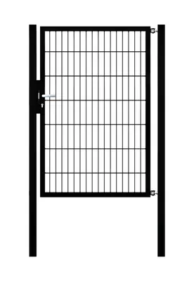 Produktbild von Alberts 626525 Einzeltor Flexo mit Zubehör, schwarz, Breite 100 cm, Höhe 140 cm