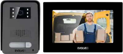Image de EVOLVEO DoorPhone AP1-2 visiophone filaire avec application noir