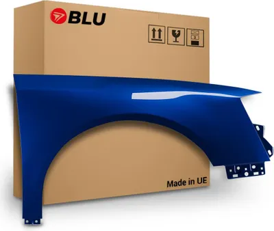 Image de BLU Aile Compatible avec VW Volkswagen Passat B6 LC5J Droite Blau LaserBlue | 2005-2010 | Avant | Peint| Prêt à Monter | Galvanisé