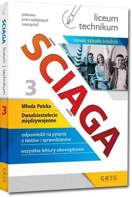 Obrázek produktu pro Ściąga szkolna - Młoda Polska i Dwudziestolecie międzywojenne