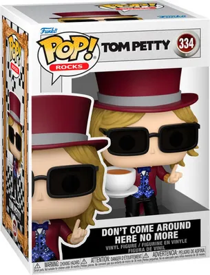 Image de Tom Petty POP Rocks Figurine Vinyle Don't Come Around Here No More 9 cm