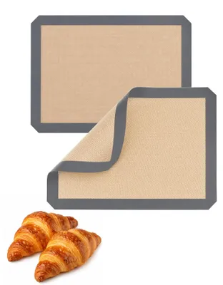 Productafbeelding van Siliconen bakmat - Herbruikbare bakplaat - Anti-aanbaklaag - 29x42 cm