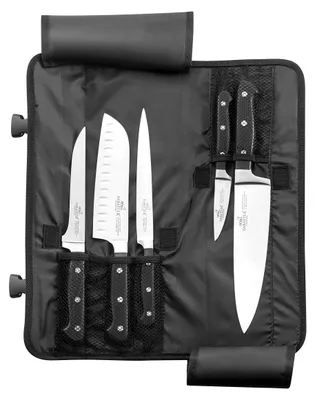 Messer-Set, 5 Küchenmesser, 20 cm, POM-Griff, spülmaschinengeeignet