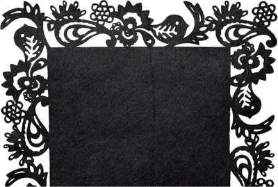 Zdjęcie produktu dla Czarny Bieżnik z Filcu 30x118cm