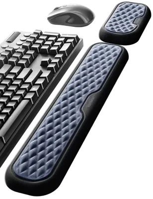 Imagen del producto de Juego de reposamuñecas ergonómicos de espuma viscoelástica