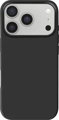 Zdjęcie produktu dla Mayaxess, miękkie silikonowe etui na iPhone 17 Pro, wstrząsoodporne, czarne