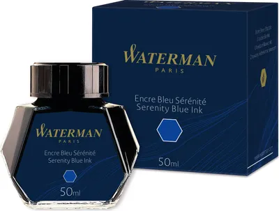 Produktbild von Waterman Füllfederhalter-Tinte | Serenity Blue | Tintenflacon mit 50 ml