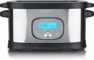 Produktbild von HEINRICHS Sous-Vide Garer für schonendes, gesundes und exaktes Garen der Speisen durch elektronische Temperaturregelung 45°C –90°C Edelstahl-gebürstet