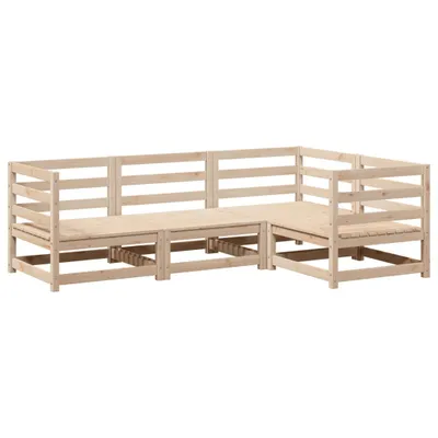 Produktbild von vidaXL 4-tlg. Garten-Sofagarnitur Massivholz Kiefer
