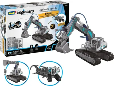 Zdjęcie produktu dla Revell Hydraulic Excavator 3in1 1:24
