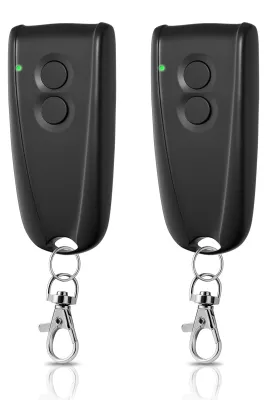 Immagine prodotto di 2 telecomandi per l'apertura automatica di porte garage, compatibili con i modelli RSC2-433 e RSE2-433