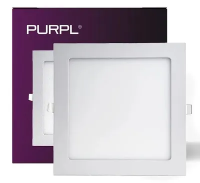Productafbeelding van LED inbouwspots | 18W - 225x225mm | 4000K | IP40 | Vierkant | Wit