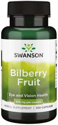 Produktbild von Heidelbeere Frucht 470 mg 100 Kapseln Swanson Health Products