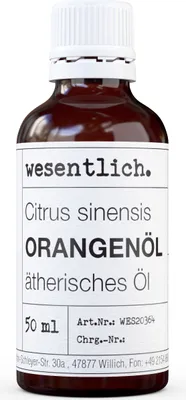 Produktbild von Orangenöl  50ml von wesentlich.