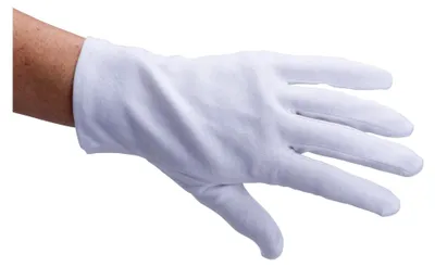 Produktbild von Baumwollhandschuhe Größe L, 3 Paar, 100% Baumwolle