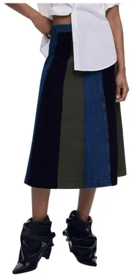 Image de Jupe Desigual Falda Patches pour Femme