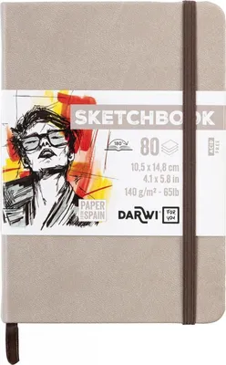 Produktbild von DFY Skizzenb A6 80Bl 140 g Maulw