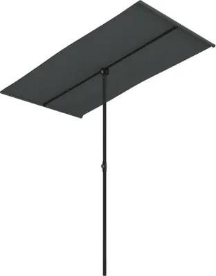 Produktbild von vidaXL Sonnenschirm mit Aluminium-Mast 180x110 cm Anthrazit