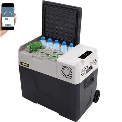 Obrázok produktu pre VEVOR Autochladnička 50 l - Prenosná kompresorová chladnička, mini chladnička a mraznička do auta, nákladného auta, karavanu, lode - elektrický chladiaci box
