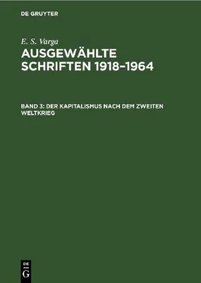 Produktbild von Der Kapitalismus nach dem zweiten Weltkrieg