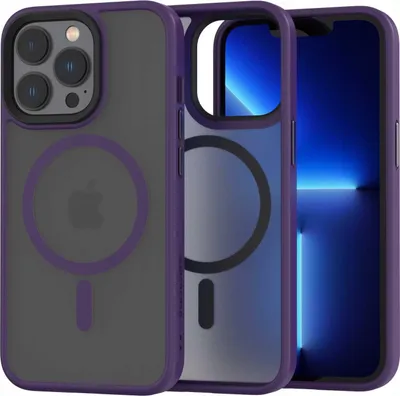 Obrázek produktu pro Magnetické pouzdro pro MagSafe SPACECASE Hybrid Mag pro iPhone 13 Pro Fialová