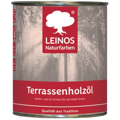 Produktbild von LEINOS 236 Terrassenholzöl Bräunlich 0,75 l – Terrassenöl